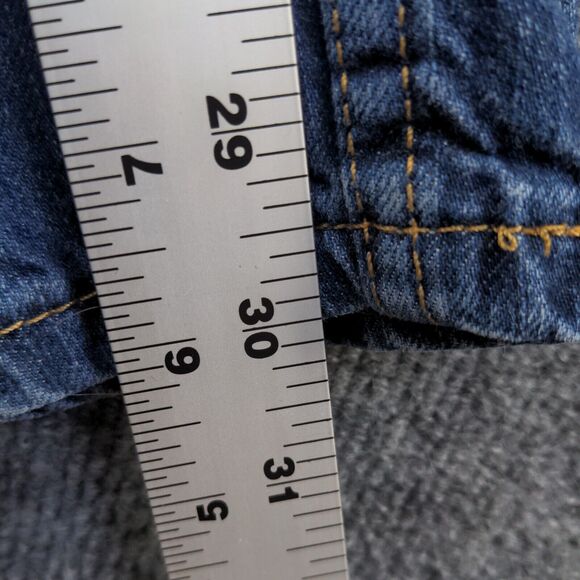 Levi's Men's 514 Jeans Blue 32x32 5-Pocket Whisker Medium Wash - Picture 12 of 12